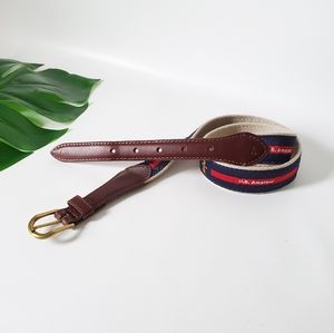 Boys Leather & Canvas webbing like new belt